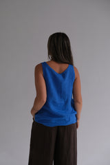 Musculosa Lidia Azul Francia