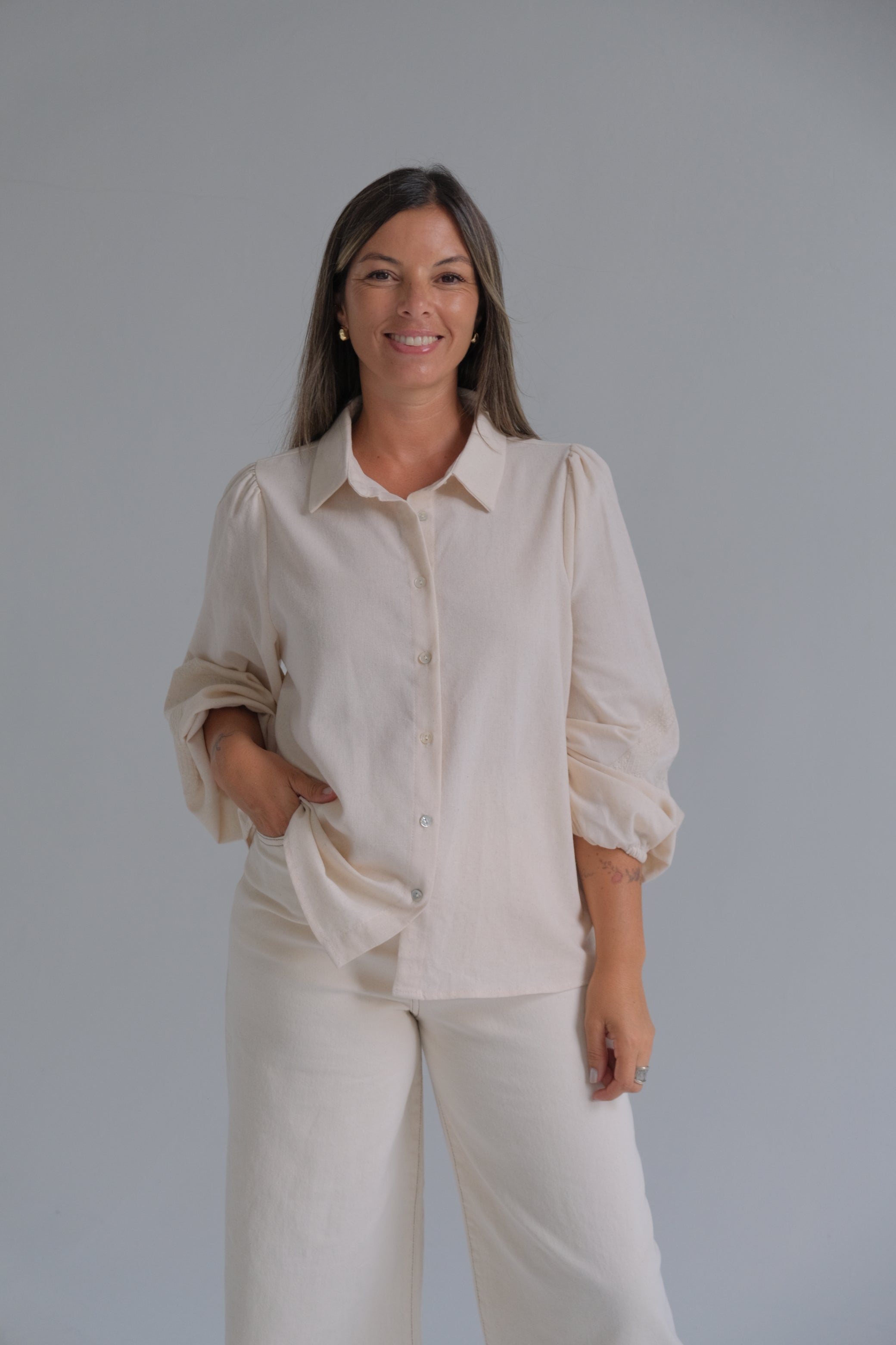 Camisa Venecia Beige