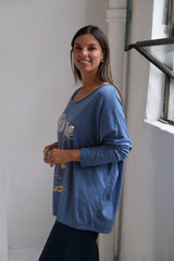 Remera Rini Celeste