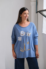 Remera Rini Celeste