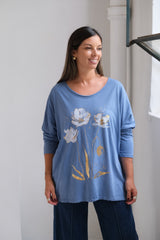 Remera Rini Celeste