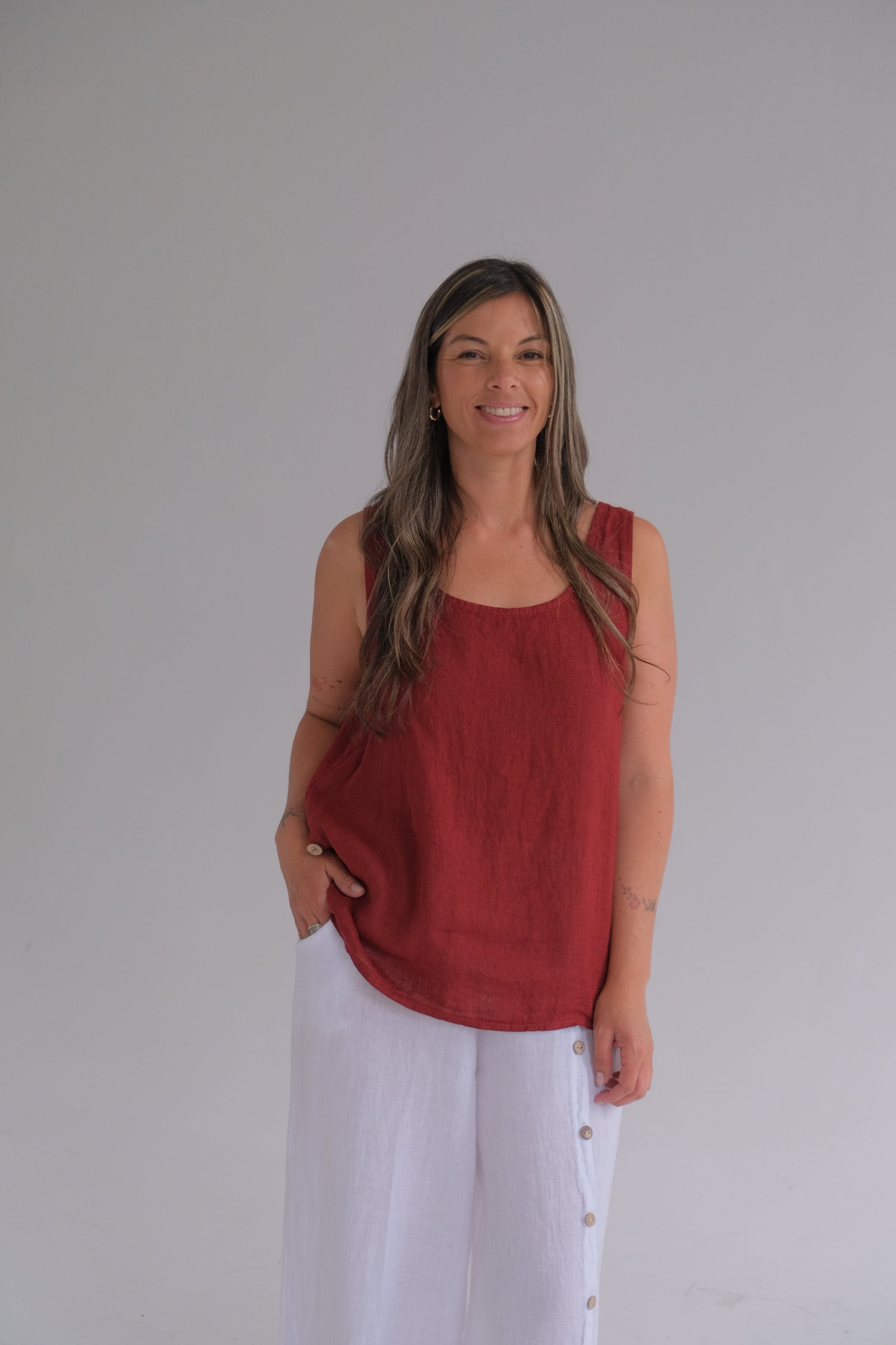 Musculosa Lidia Bordeaux