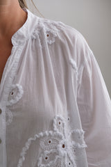 Blusa Relieve Blanco