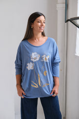 Remera Rini Celeste