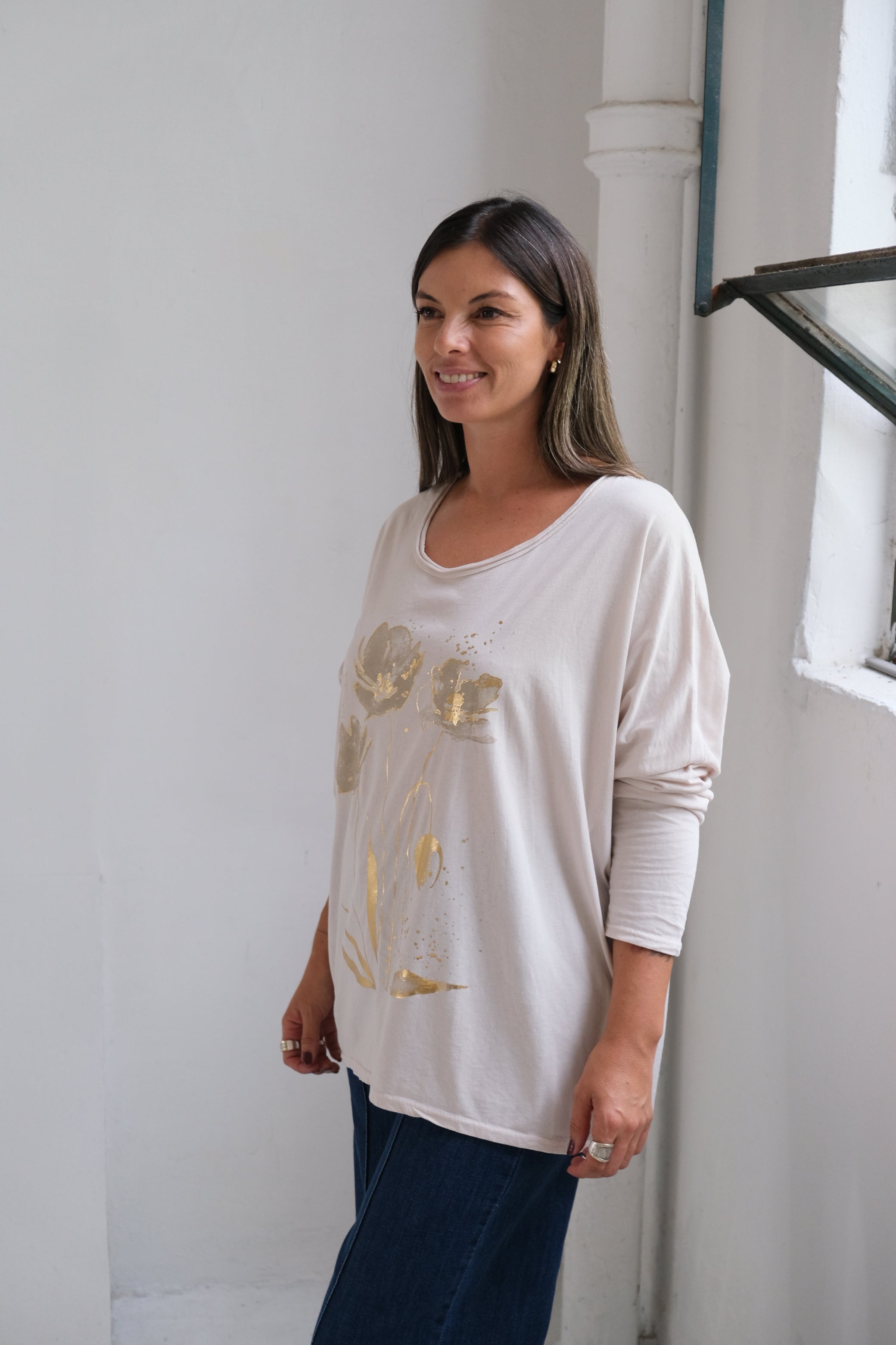 Remera Rini Beige