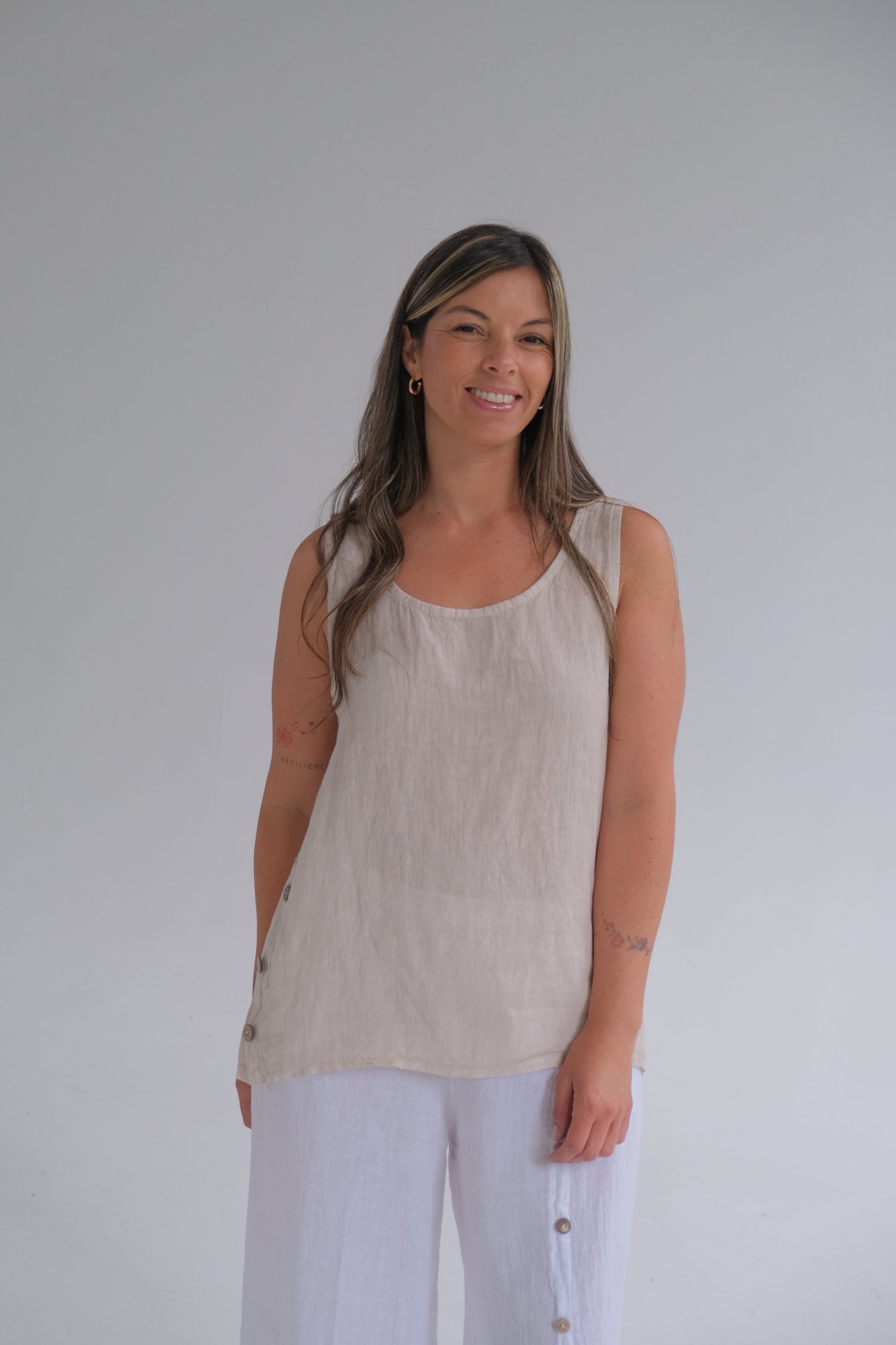 Musculosa Lidia Beige