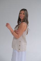 Musculosa Lidia Beige