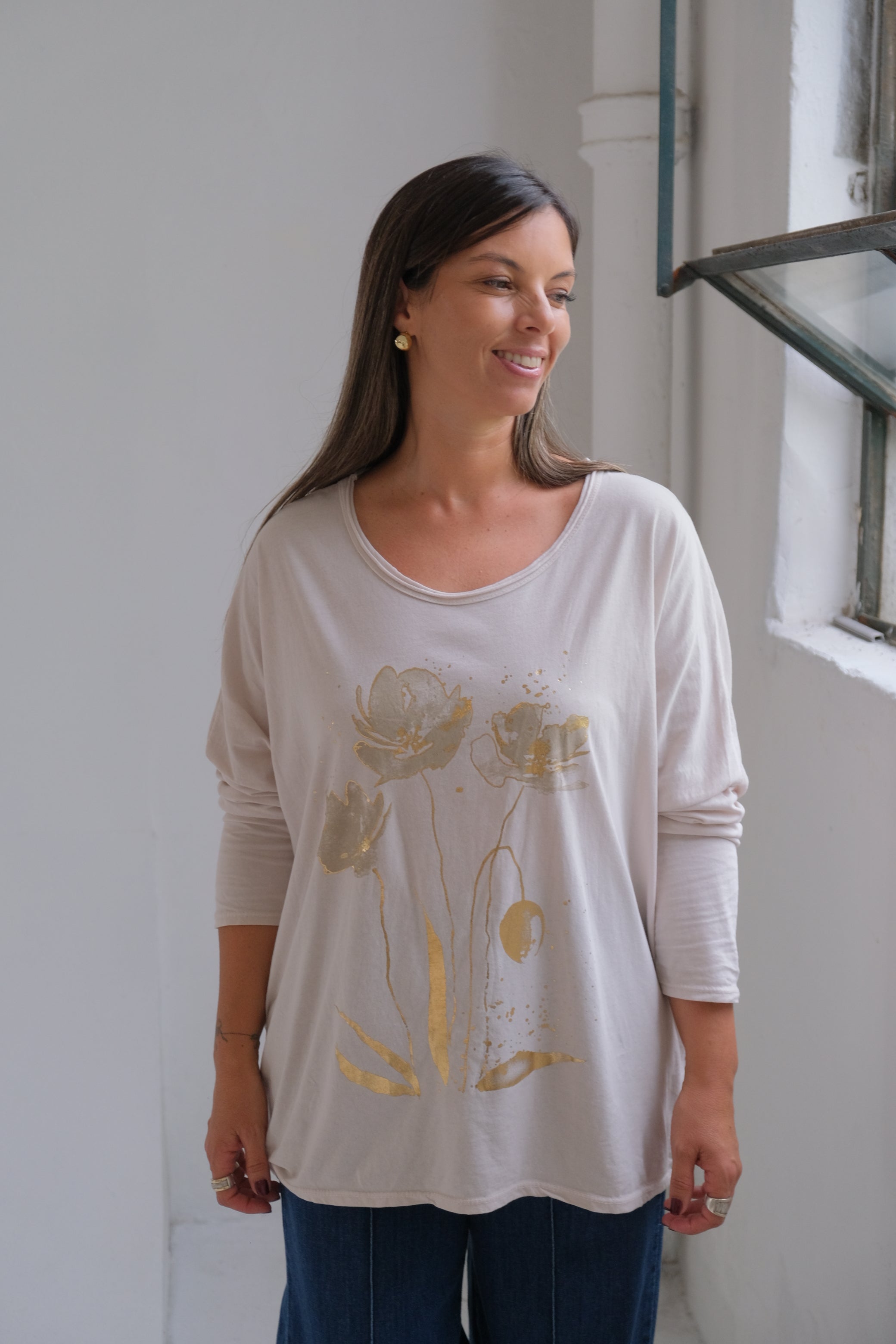 Remera Rini Beige
