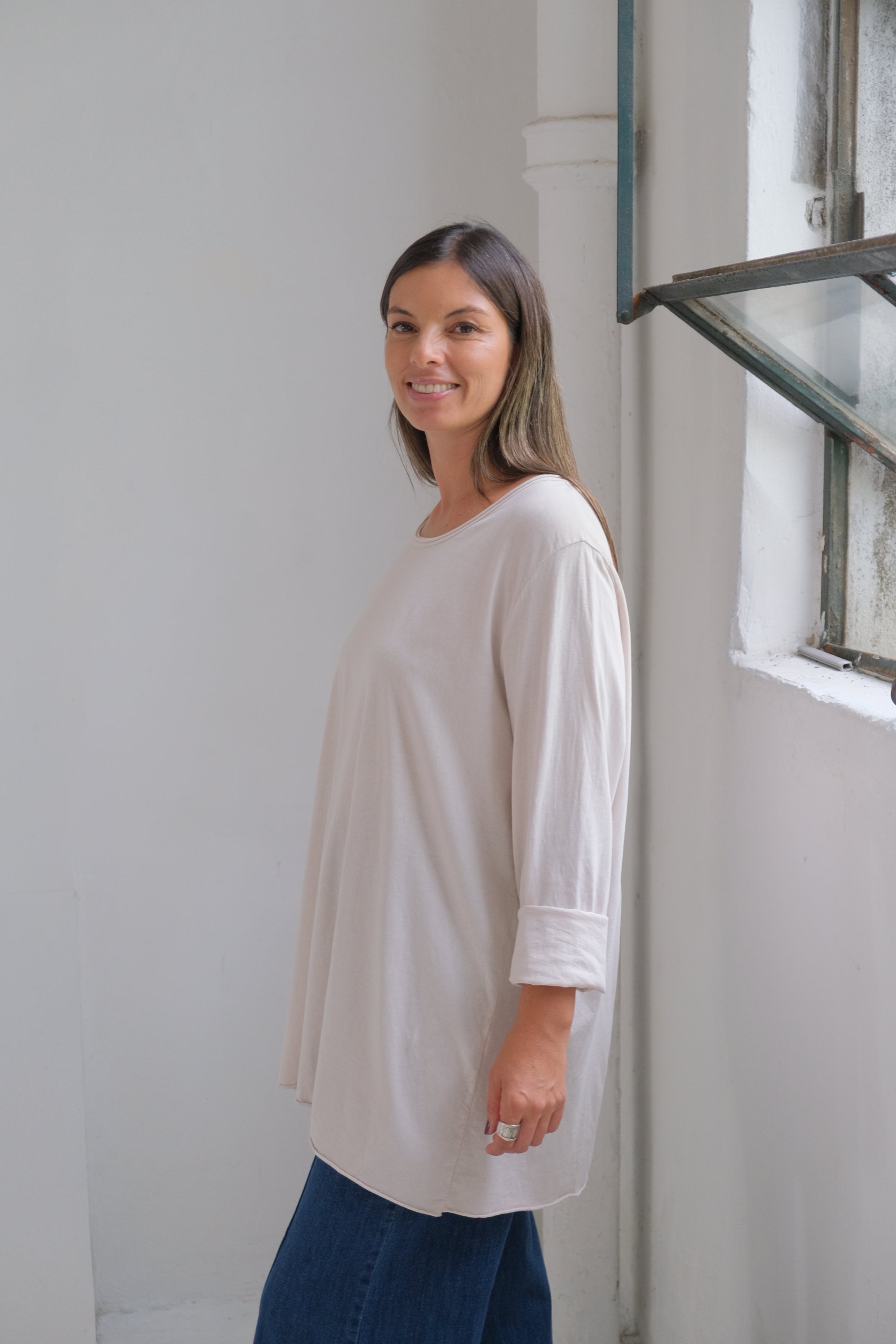 Remera Grace Beige