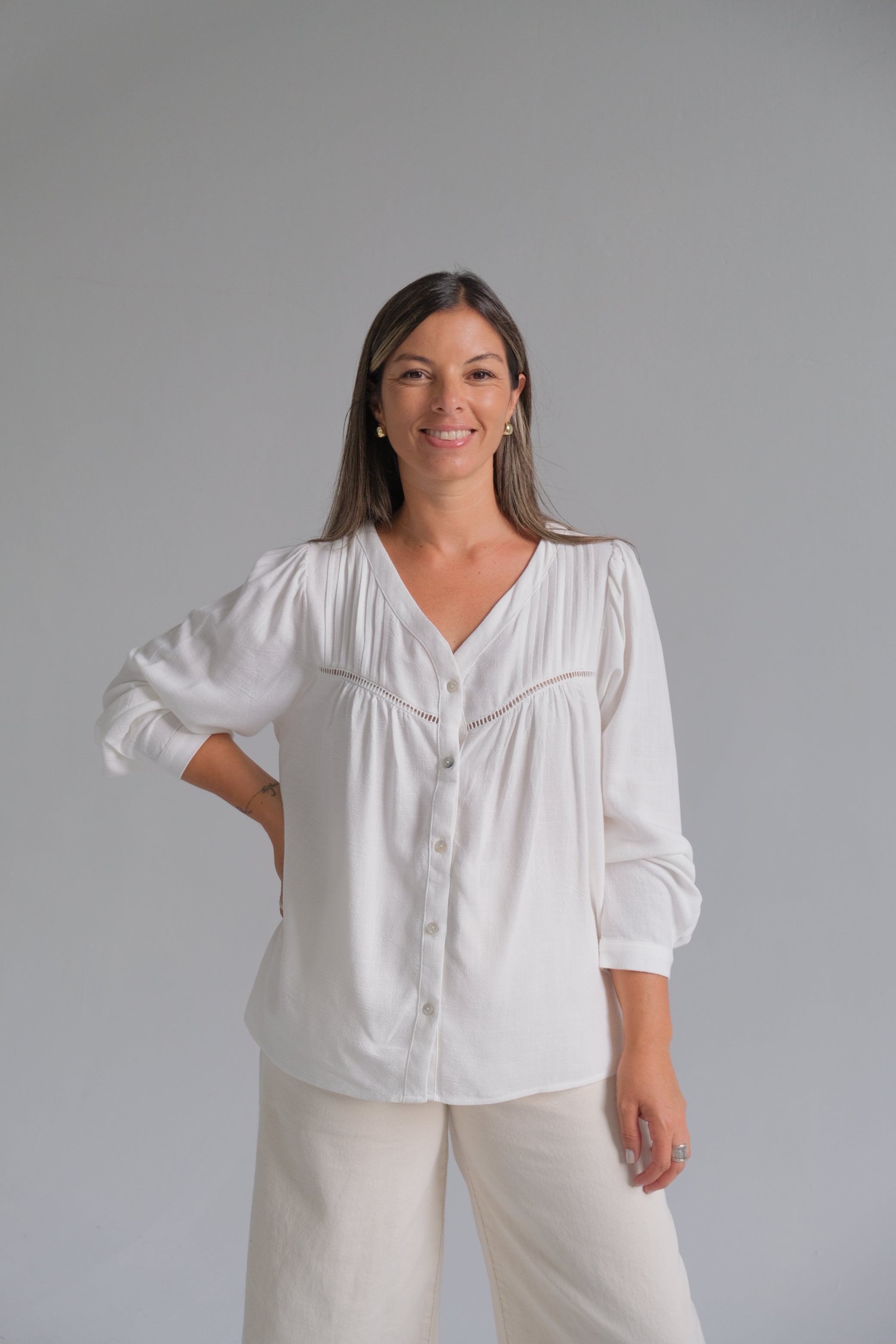 Blusa Amanda Blanco