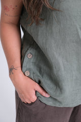 Musculosa Lidia Verde Seco