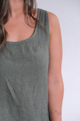Musculosa Lidia Verde Seco