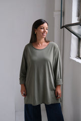 Remera Grace Verde seco