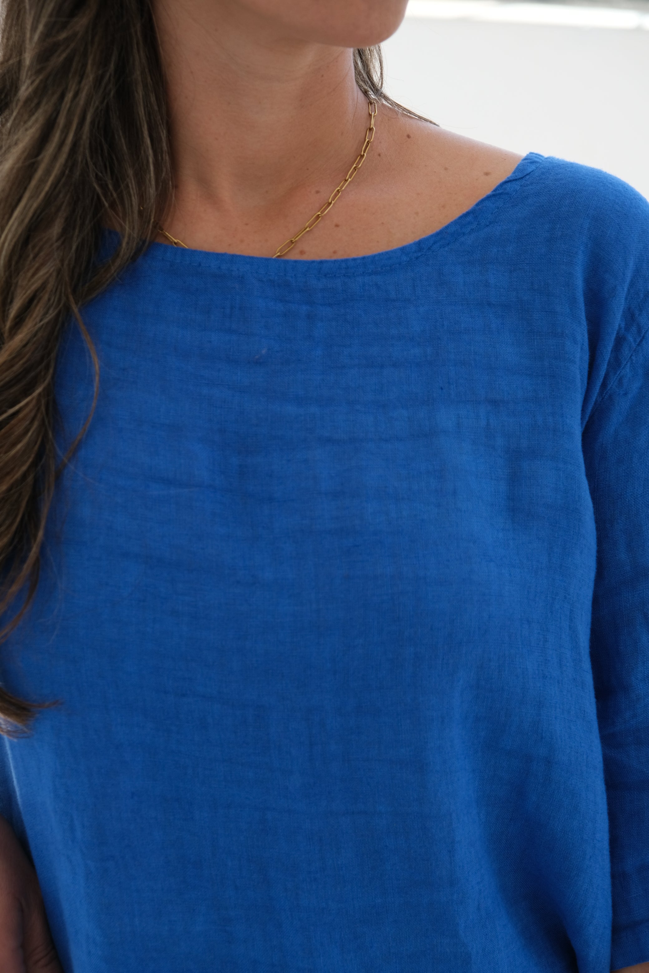 Blusa Candela Azul Francia