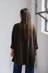Remera Grace Chocolate