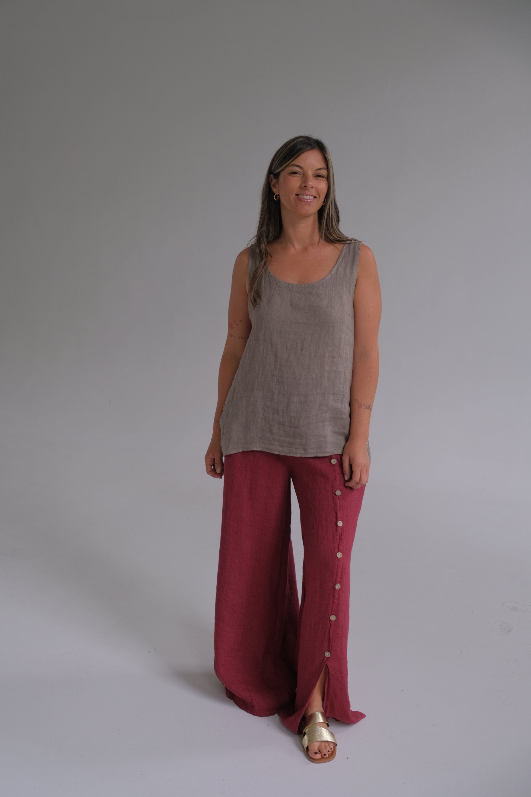 Pantalon Lily Bordeaux