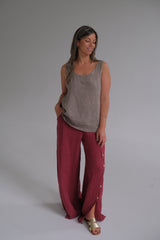 Pantalon Lily Bordeaux