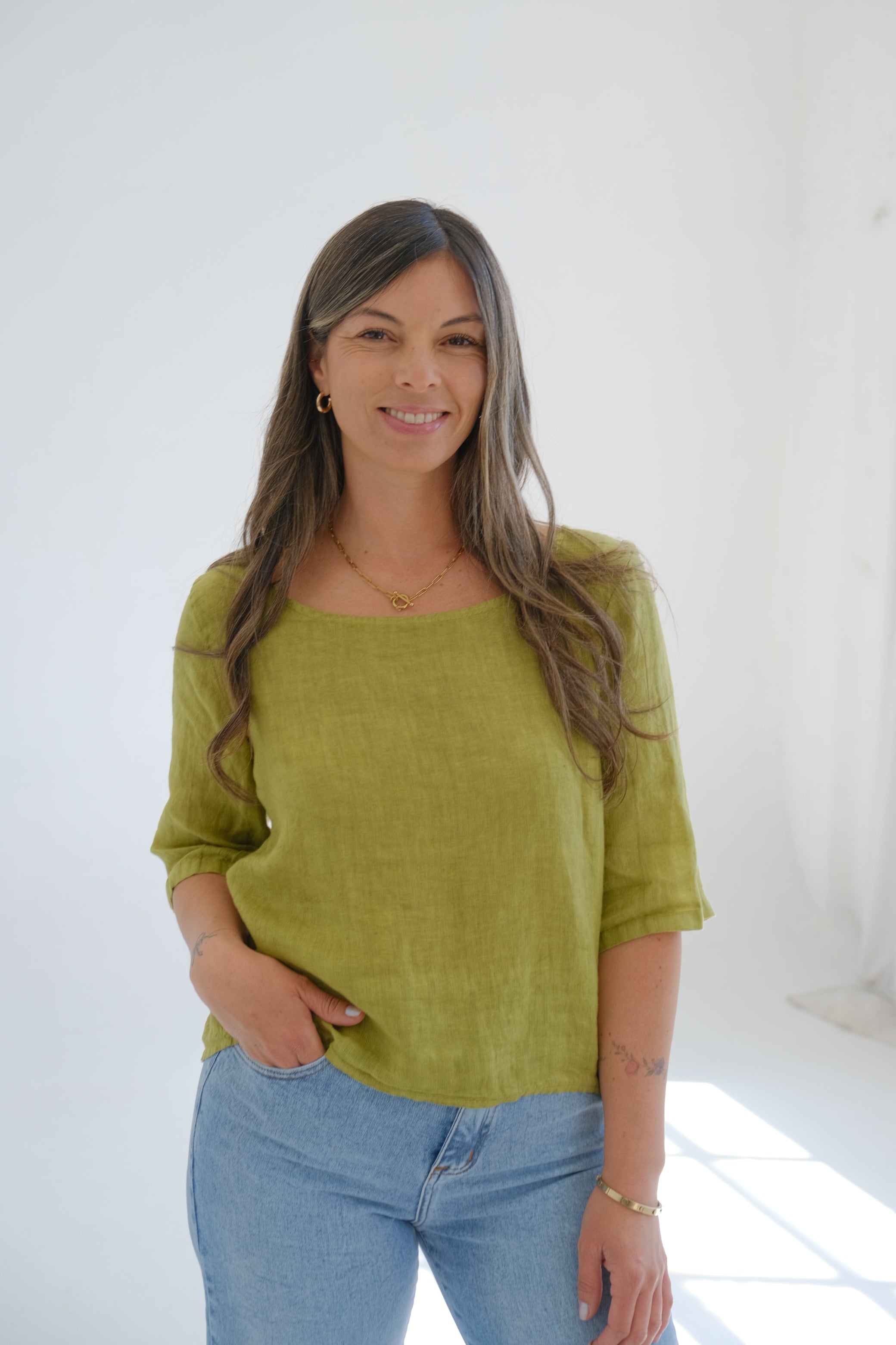 Blusa Candela Pistacho