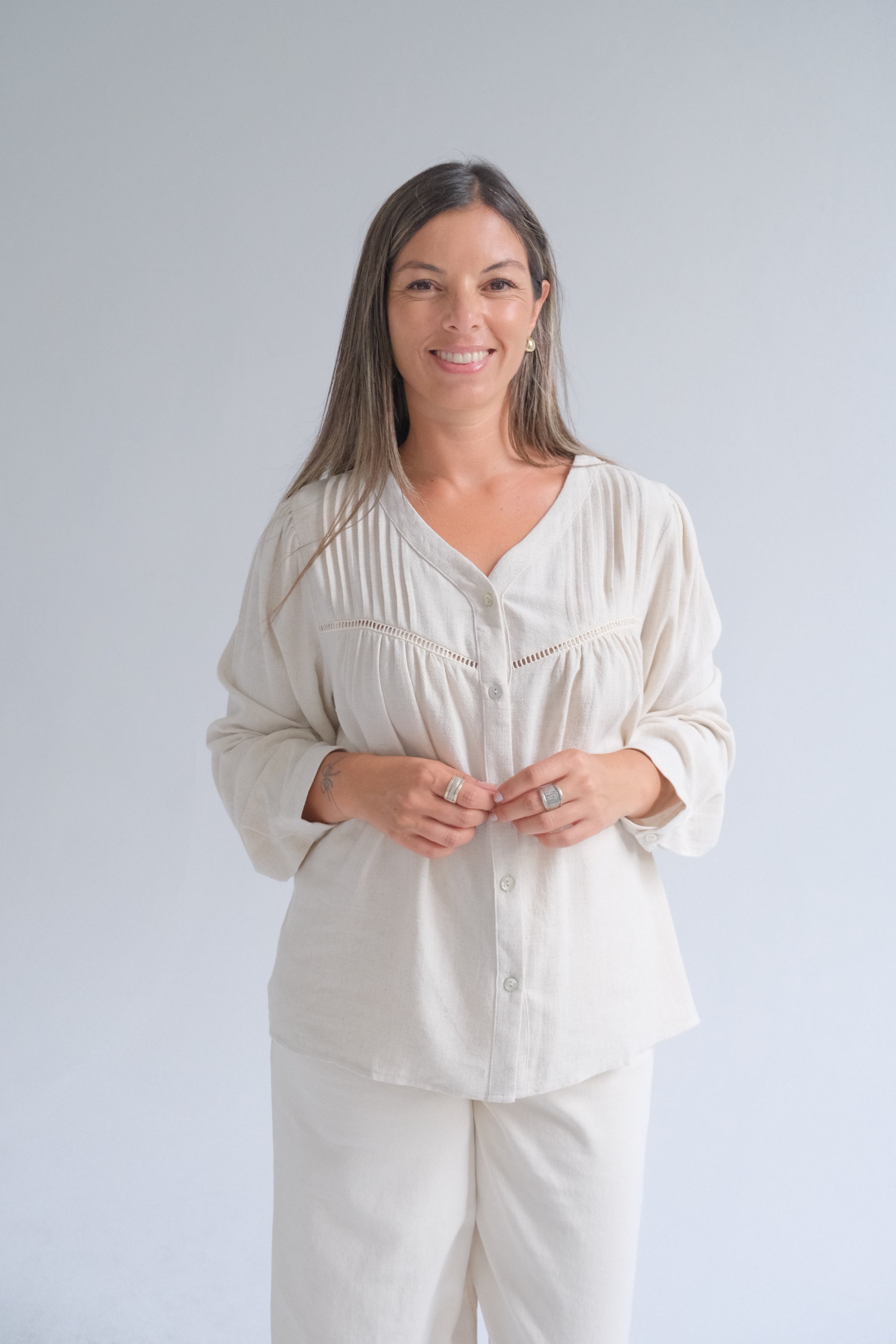 Blusa Amanda Beige