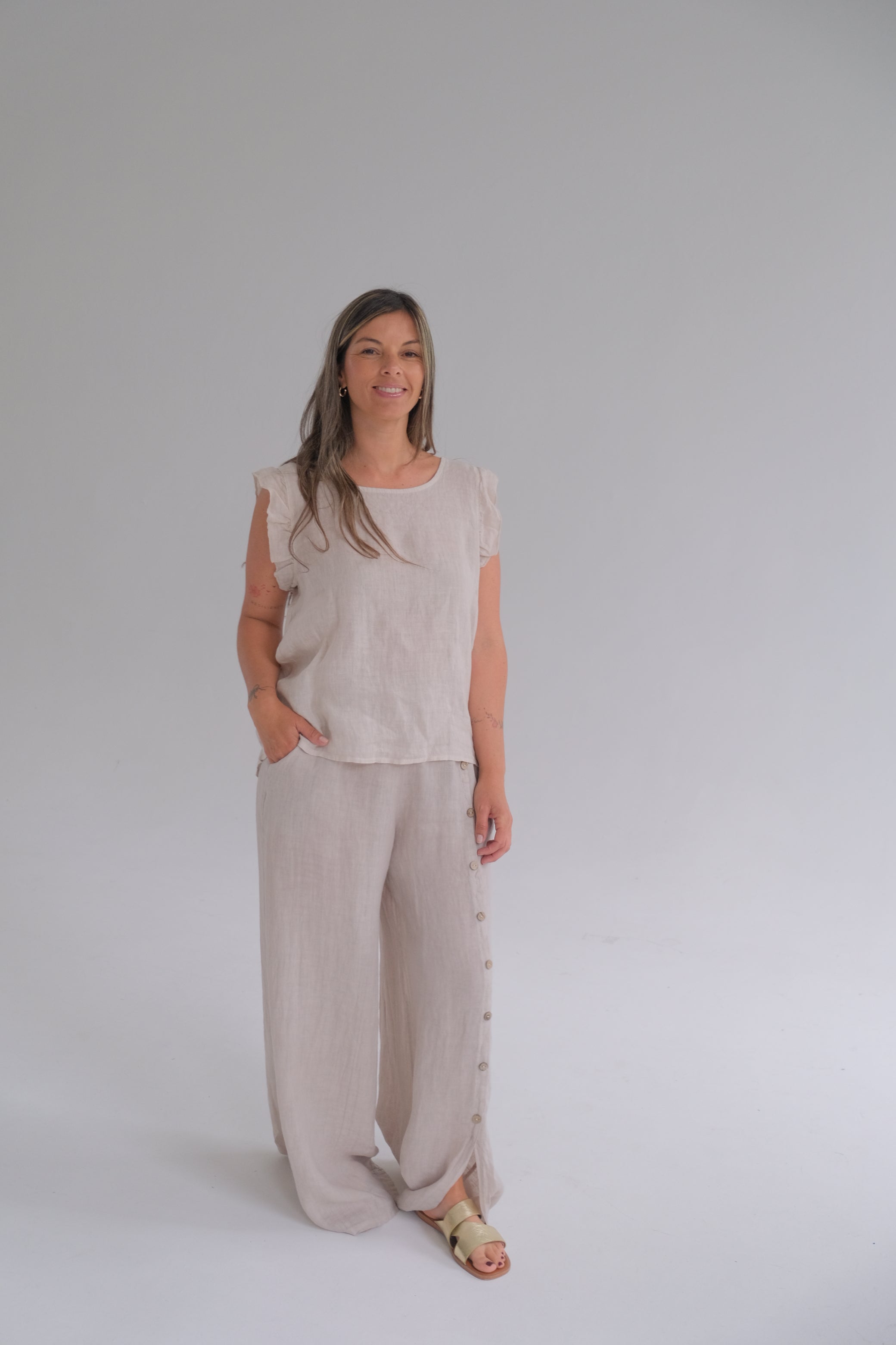 Musculosa Flown Beige