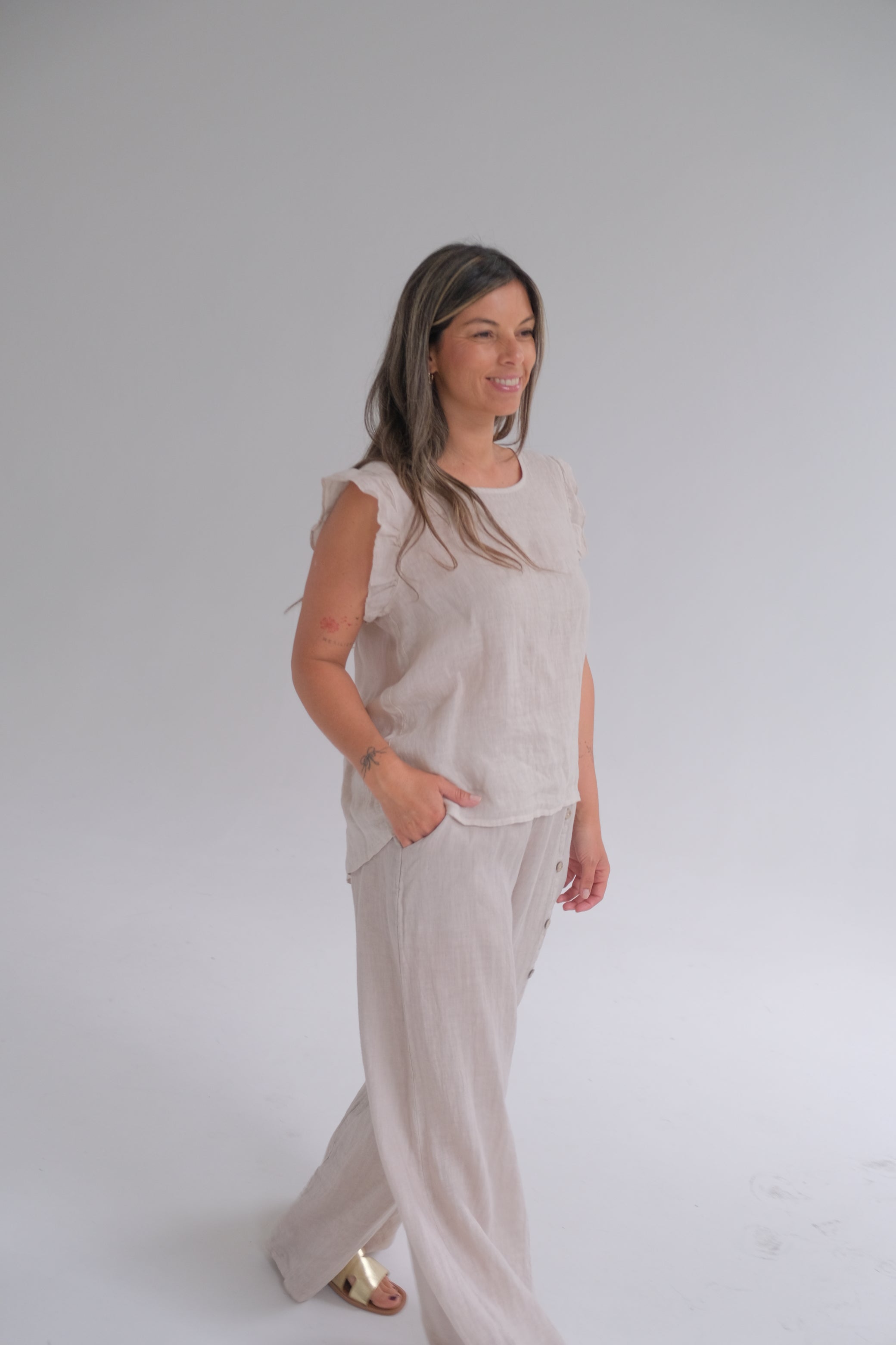 Musculosa Flown Beige