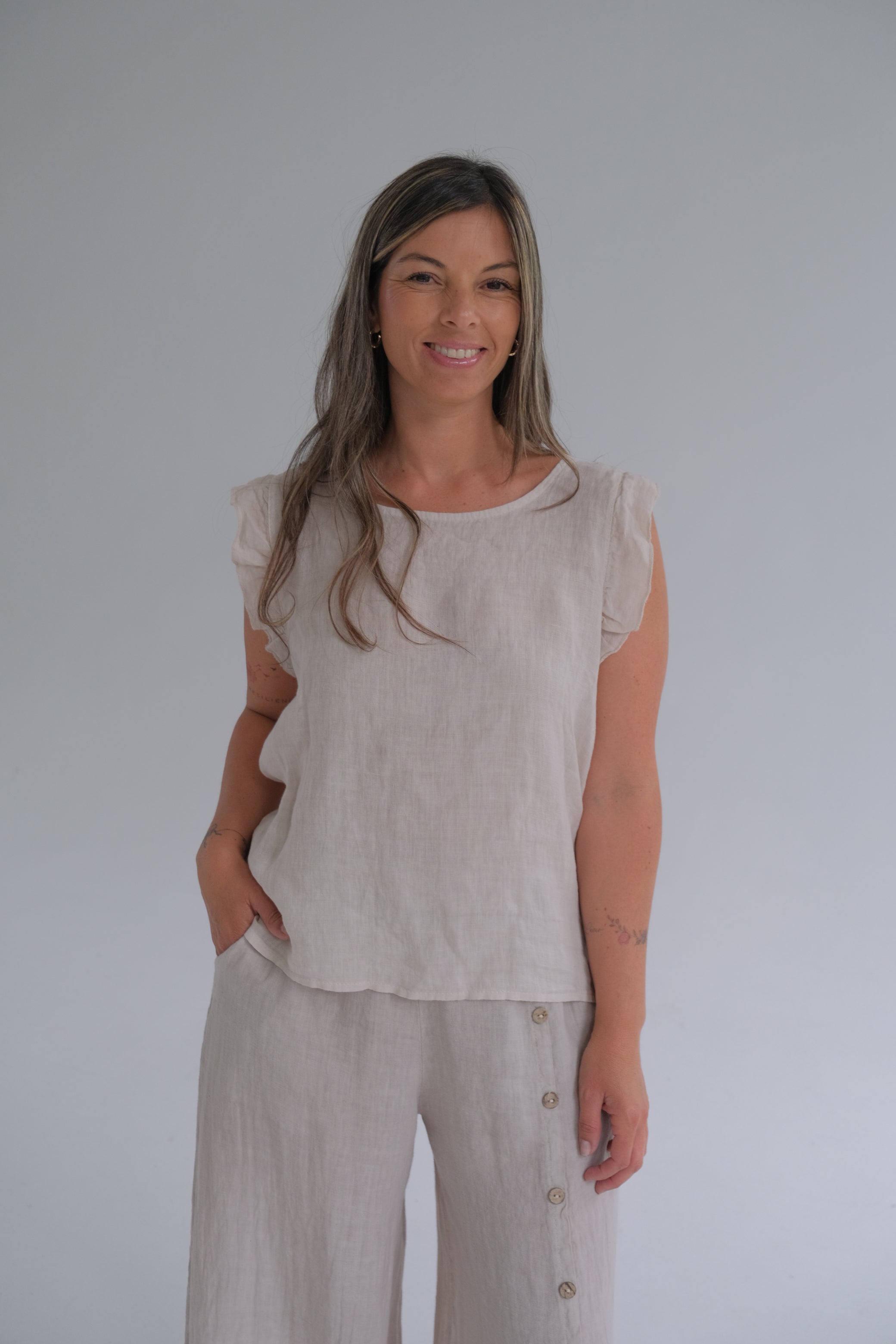 Musculosa Flown Beige