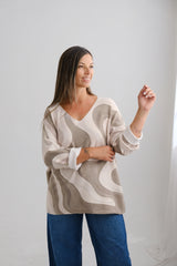Sweater Ondas Verde