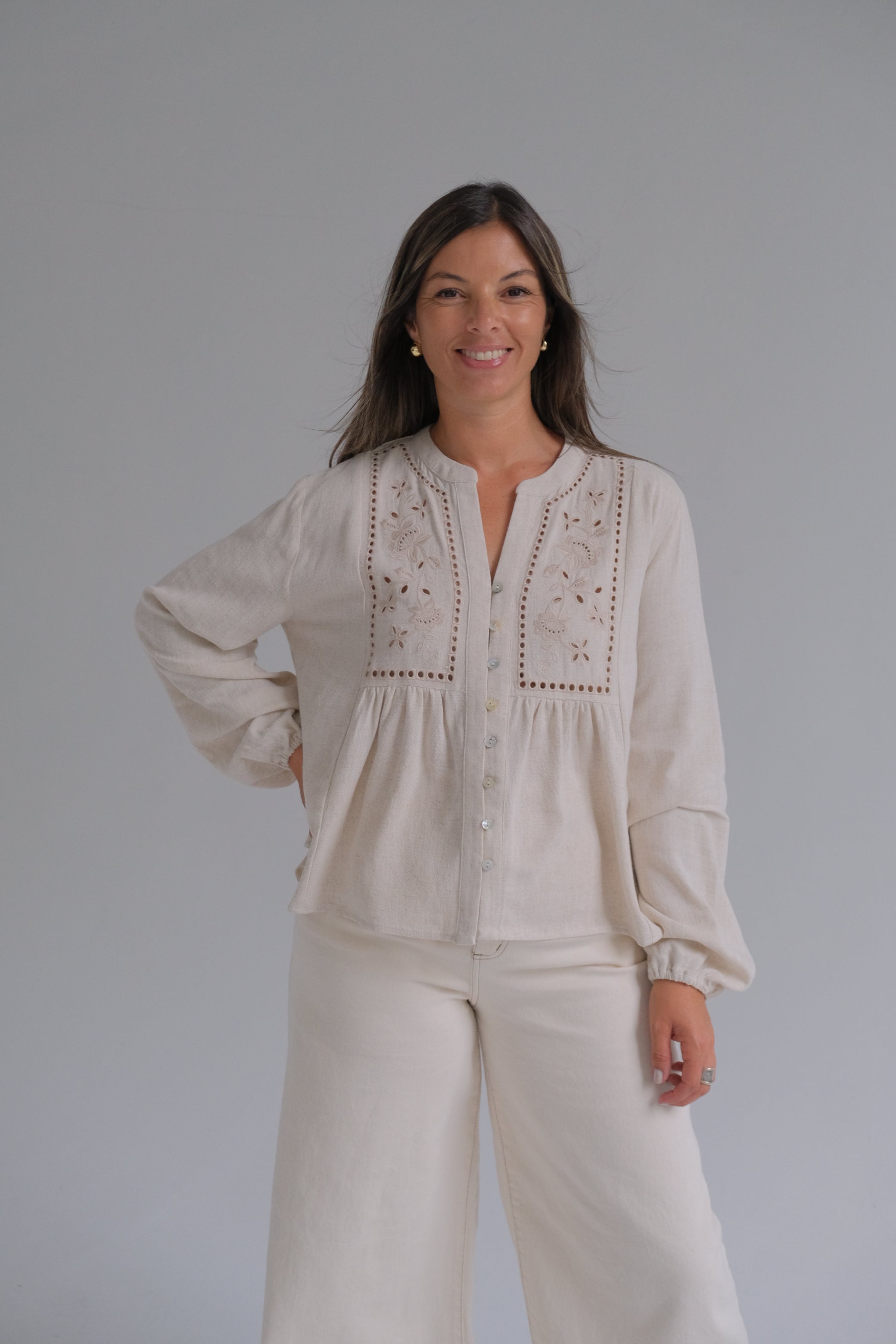 Blusa Meri Beige