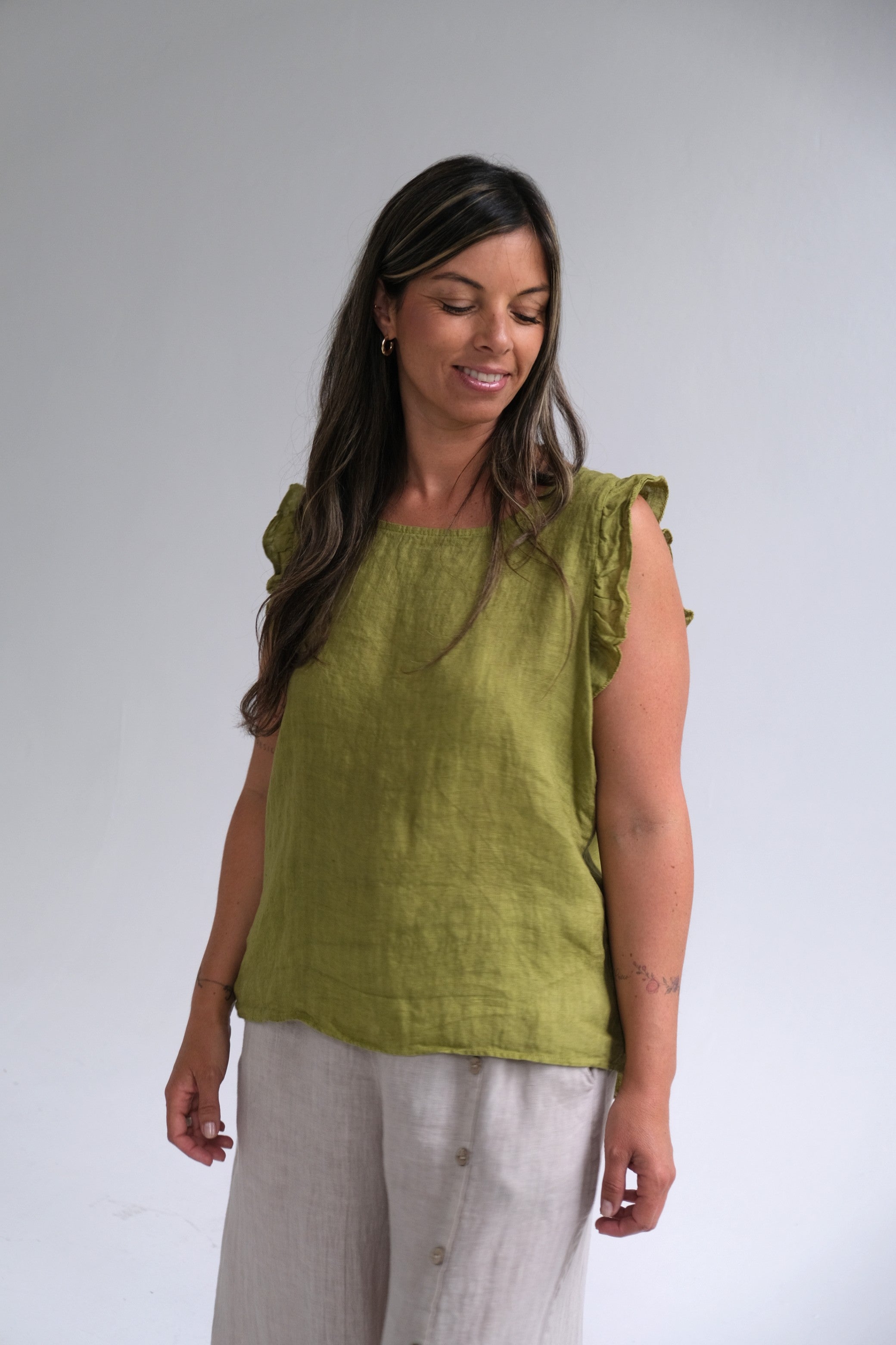 Musculosa Flown Pistacho