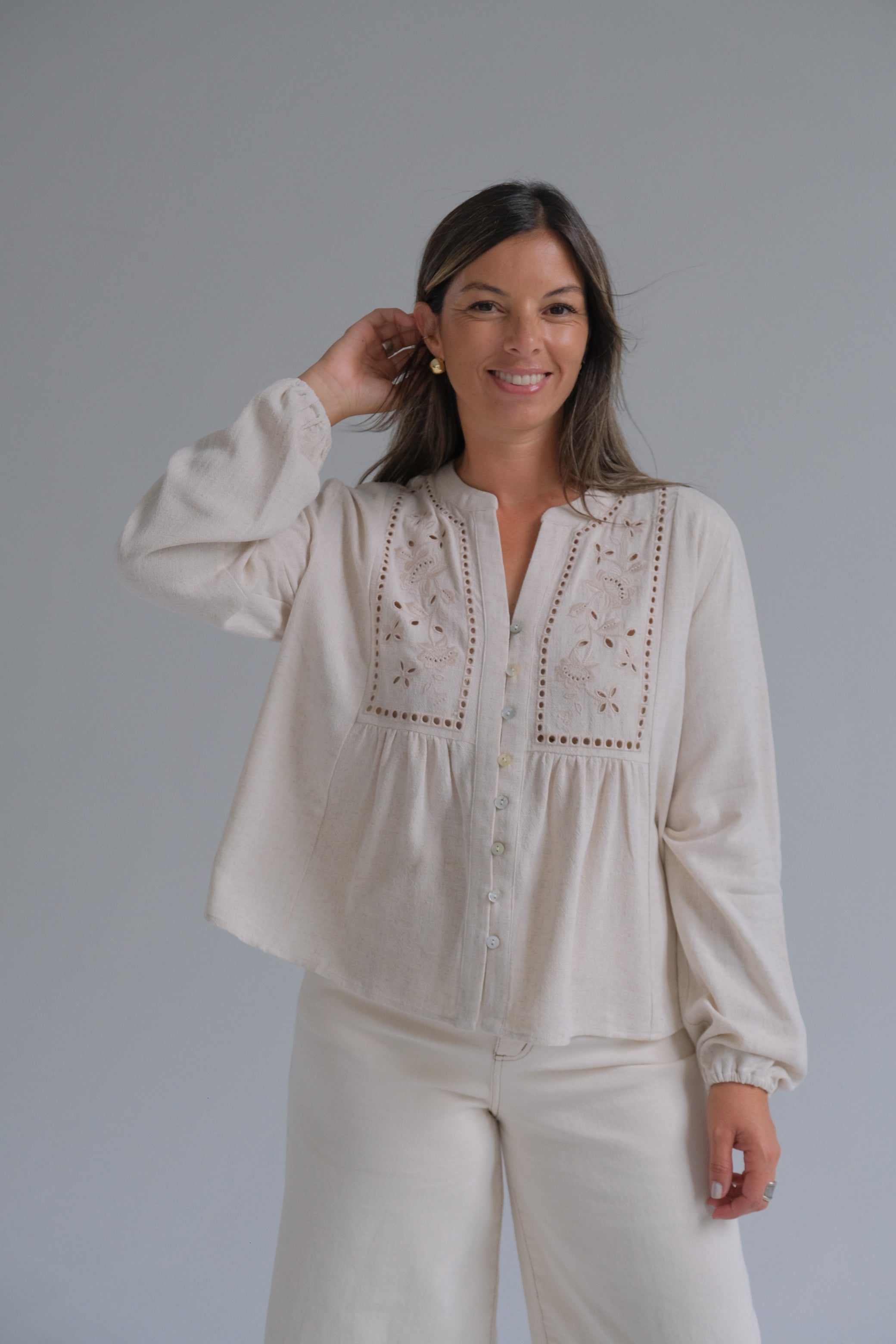 Blusa Meri Beige