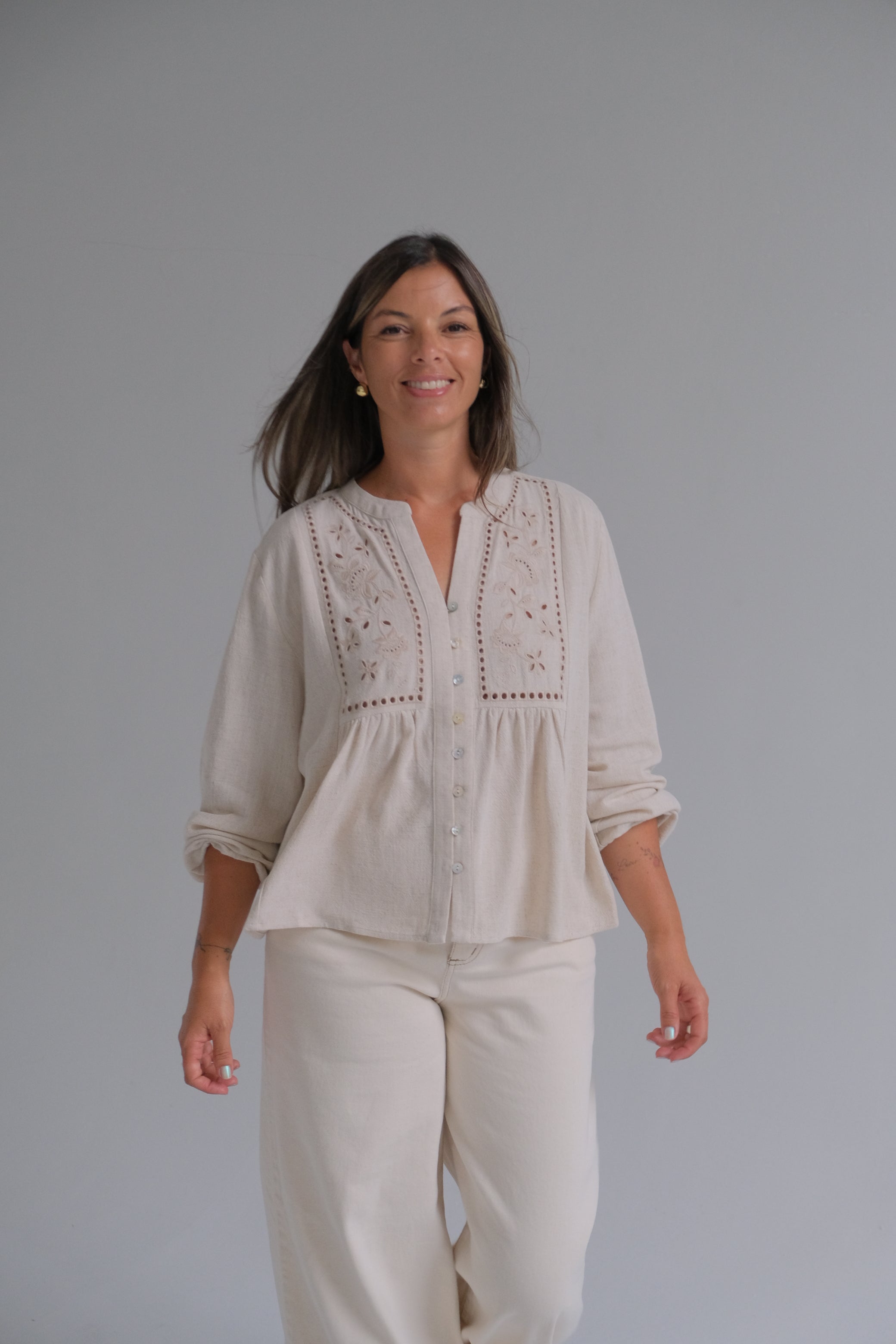 Blusa Meri Beige