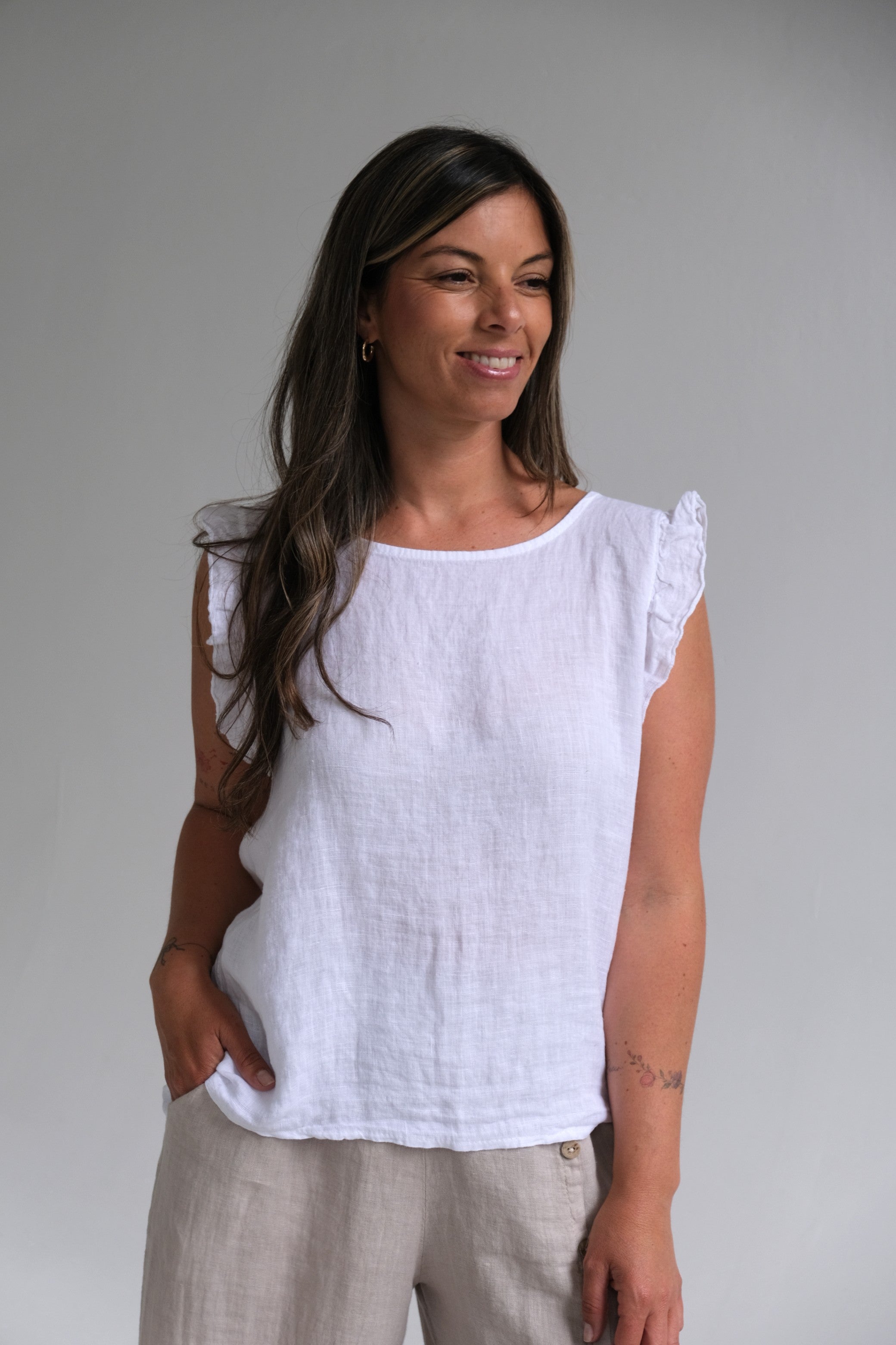 Musculosa Flown Blanco