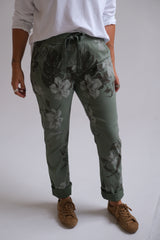 Pantalón Elastizado Verde