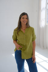 Camisa Tulipan Verde Lima