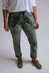 Pantalón Elastizado Verde