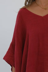 Blusa Amalia Bordeaux