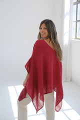 Blusa Amalia Bordeaux