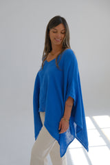 Blusa Amalia Azul Francia