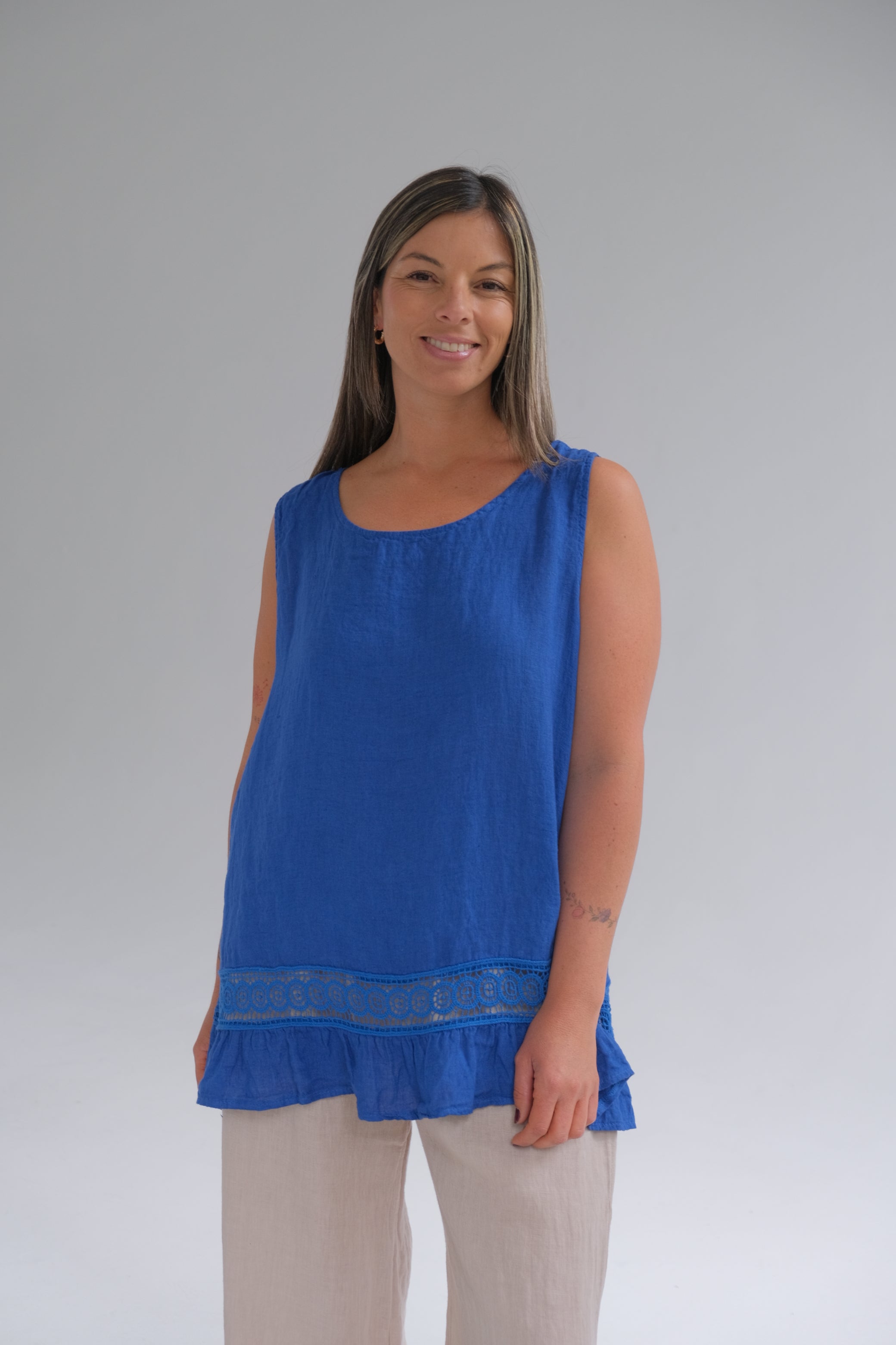 Musculosa Freya Azul Francia