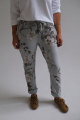 Pantalón Elastizado Celeste