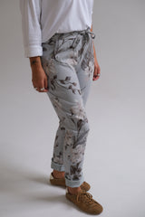 Pantalón Elastizado Celeste