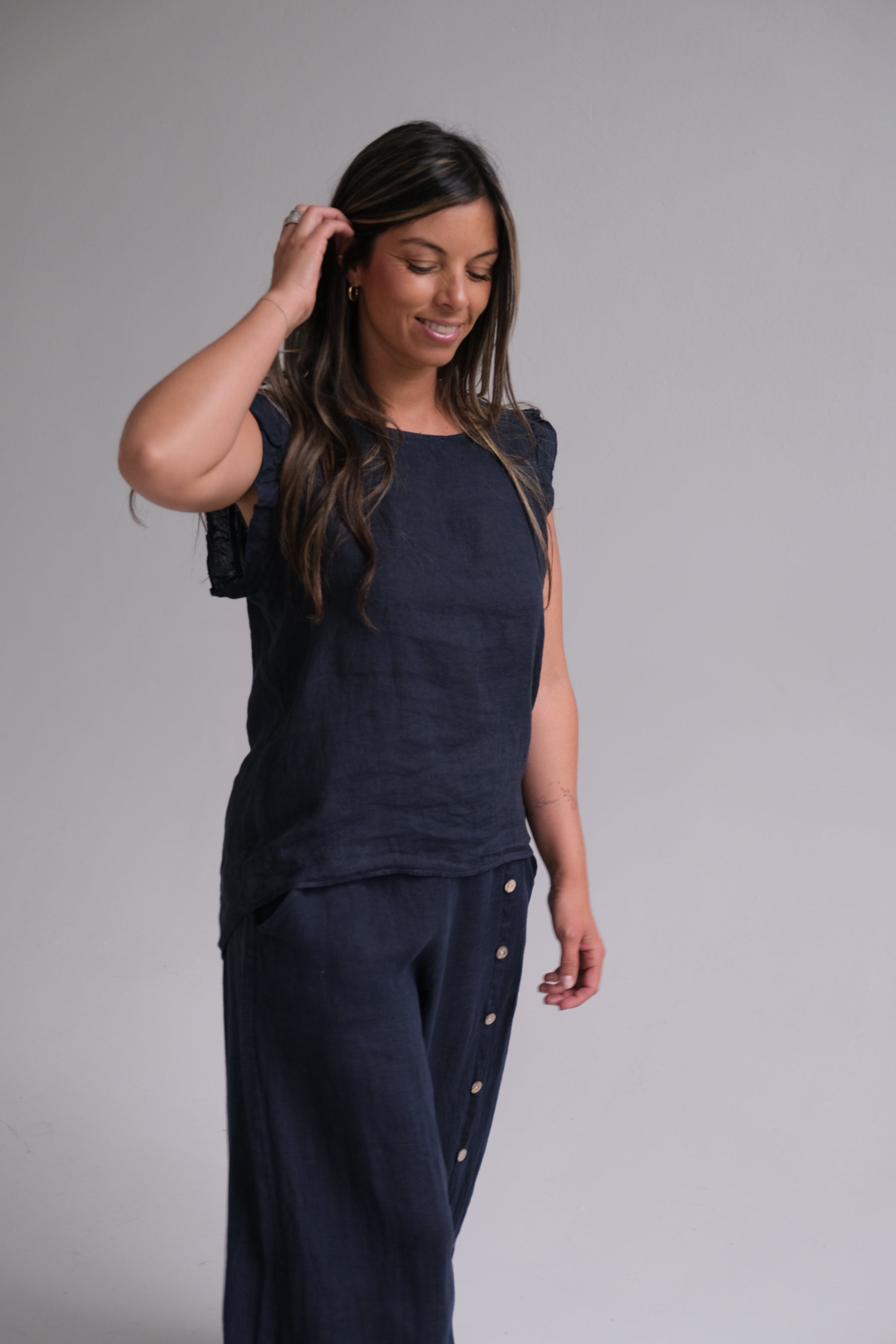 Musculosa Flown Azul Marino