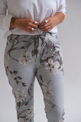 Pantalón Elastizado Celeste