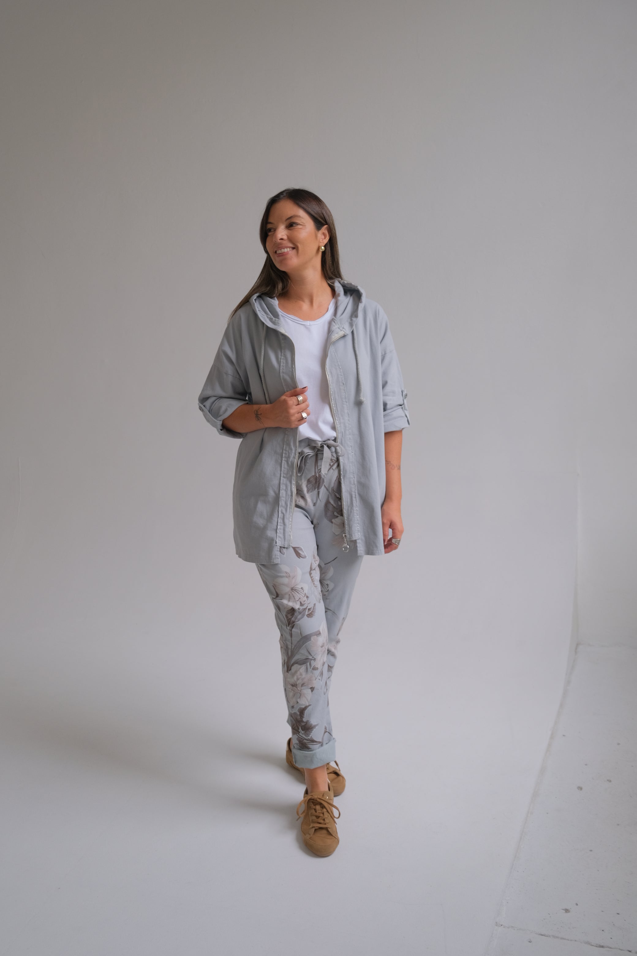 Campera Tina Celeste