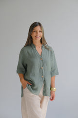 Camisa Tavira Verde Seco