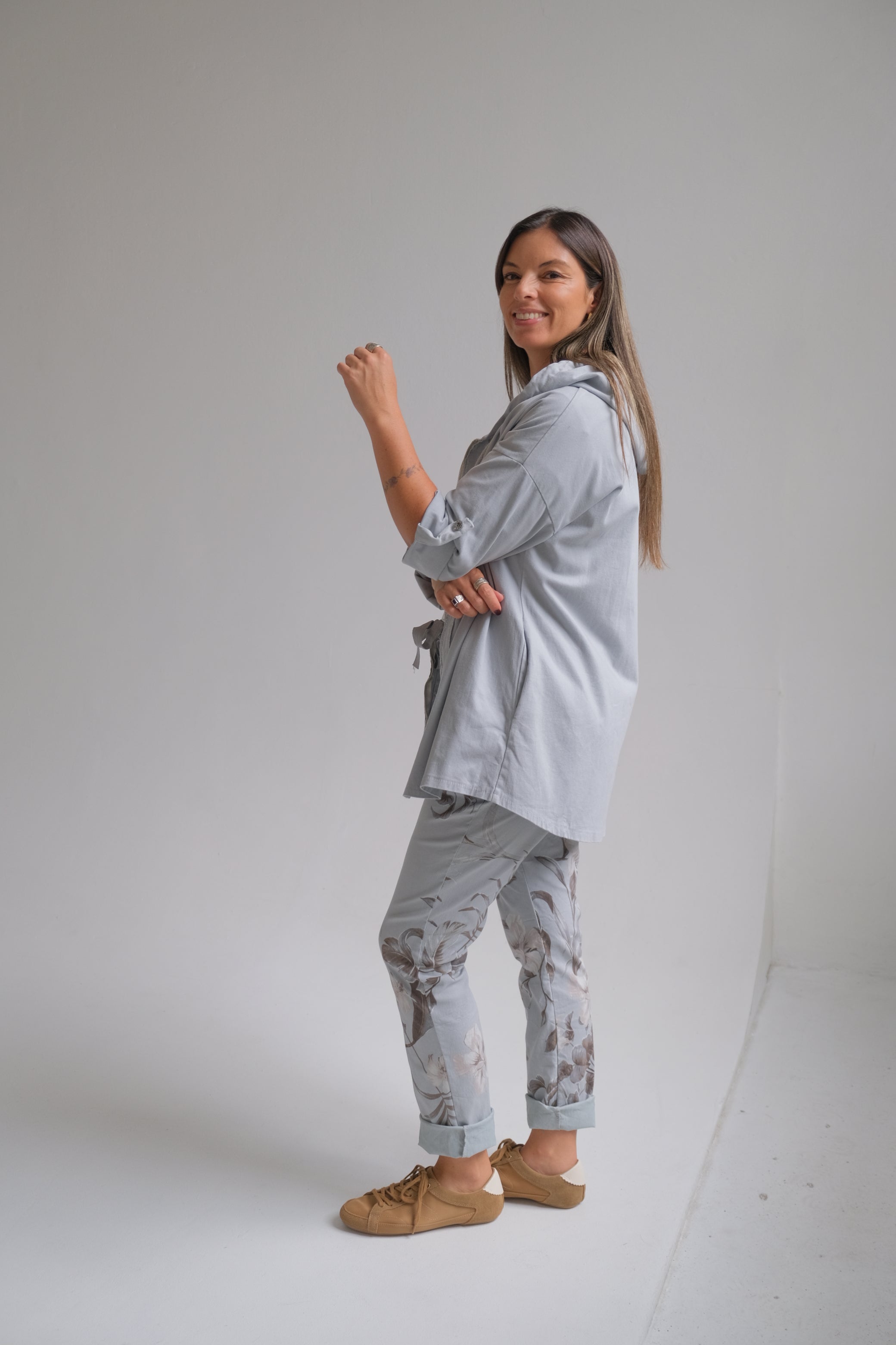 Campera Tina Celeste