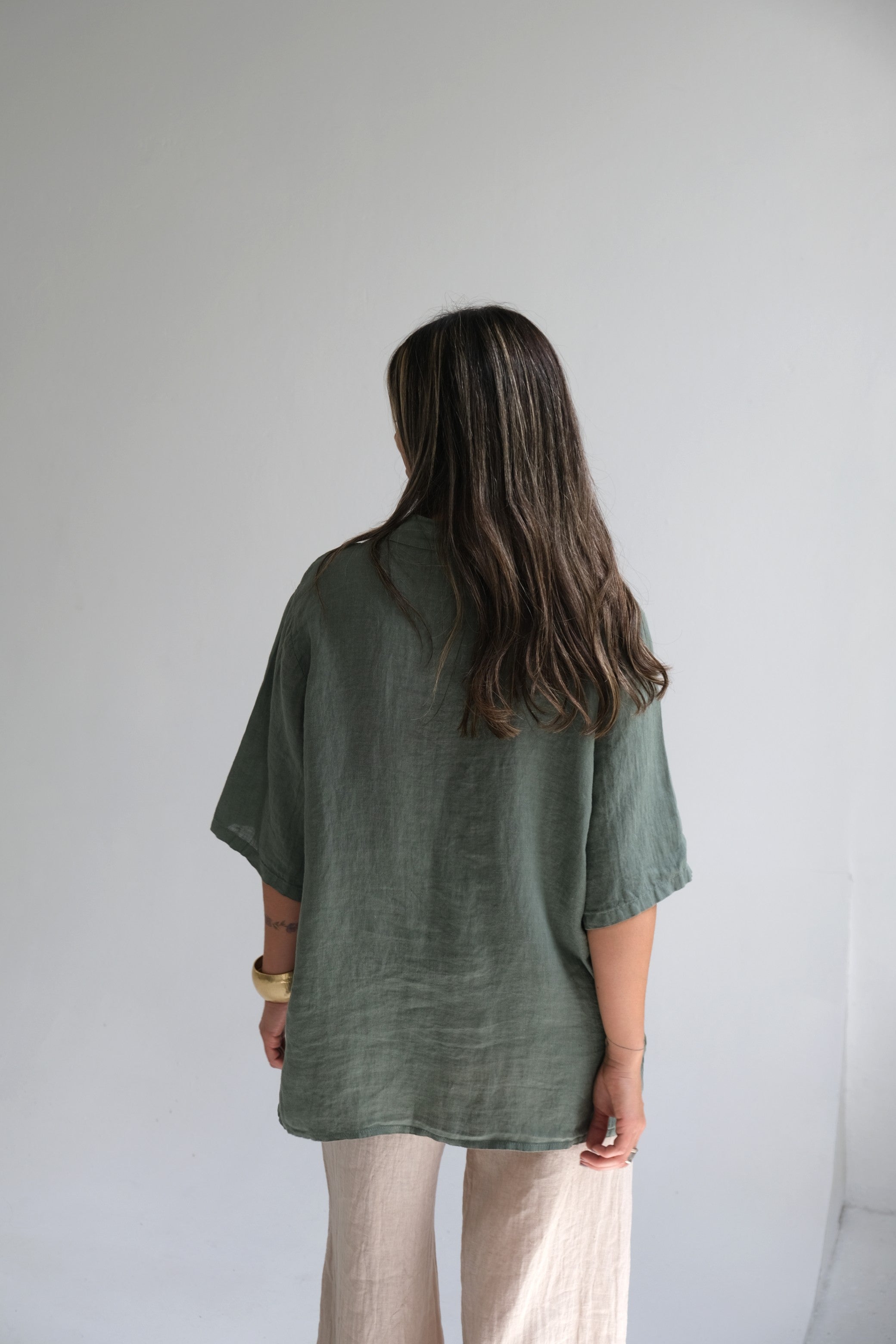 Camisa Tavira Verde Seco