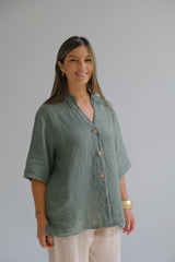 Camisa Tavira Verde Seco