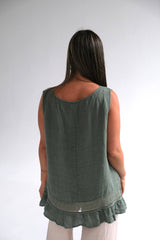 Musculosa Freya Verde Seco