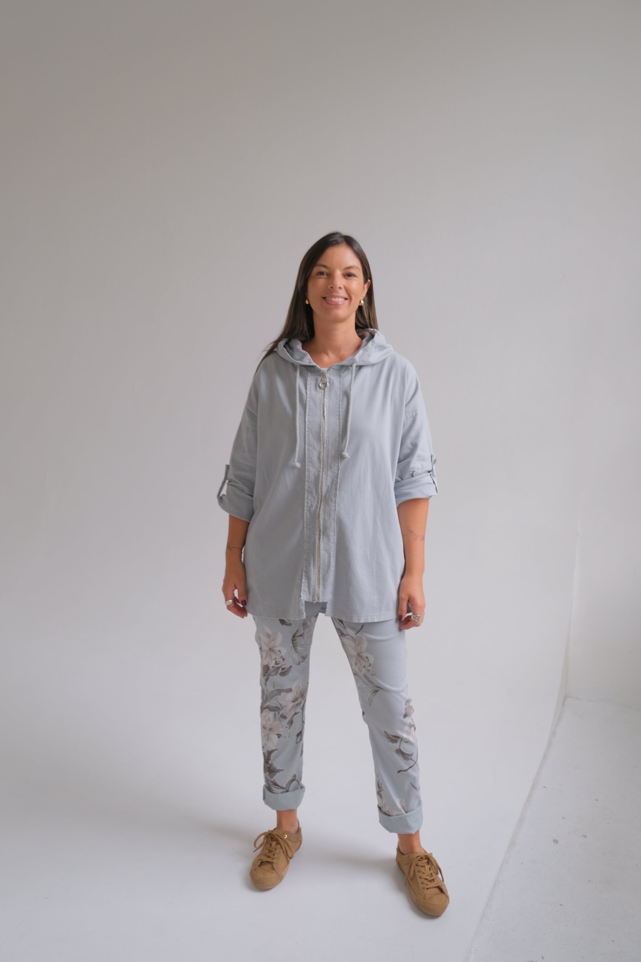 Campera Tina Celeste